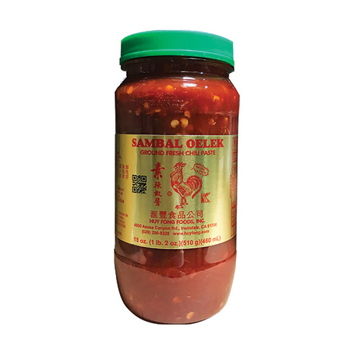 Ground Fresh Chili Paste Sambal Oelek 18 oz