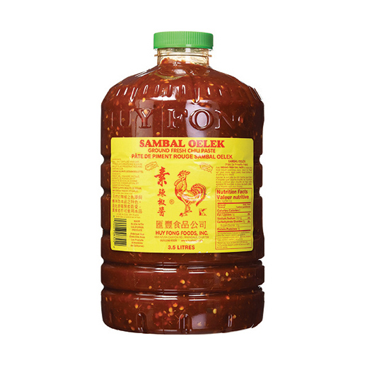 Ground Fresh Chili Paste Sambal Oelek 8.5 lb