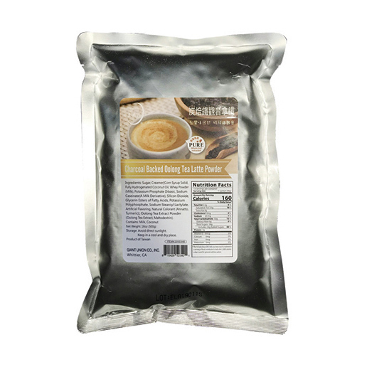 Charcoal Backed Oolong Tea Latte Powder