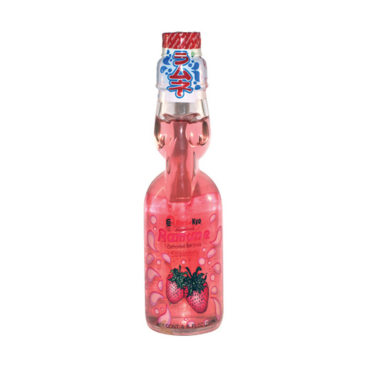 Ramune, Japanese Marble Drink (Strawberry)