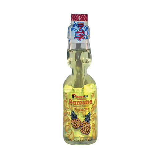 Ramune, Japanese Marble Drink (Pineapple)