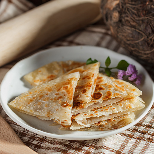 Frozen Taro Pancakes